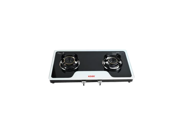 Kobe HEXA 5G Series 2B B/W 70cm Cooktop with Super Big & Medium Burner | Optional Auto Ignition - Image 2
