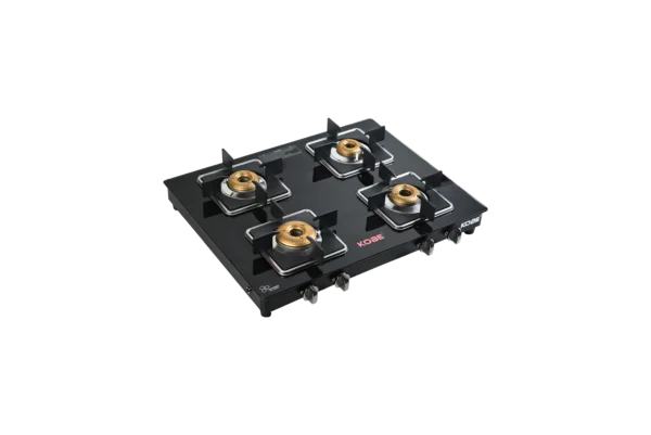 Kobe ZEN 4B 63.5cm Cooktop with Super Big, 2 Medium & 1 Small Burner | Optional Auto Ignition