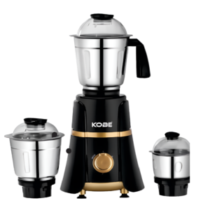 Kobe NEXA 750W Mixer Grinder with Copper Motor | SS Blades | Overload Protection | 3 Jars